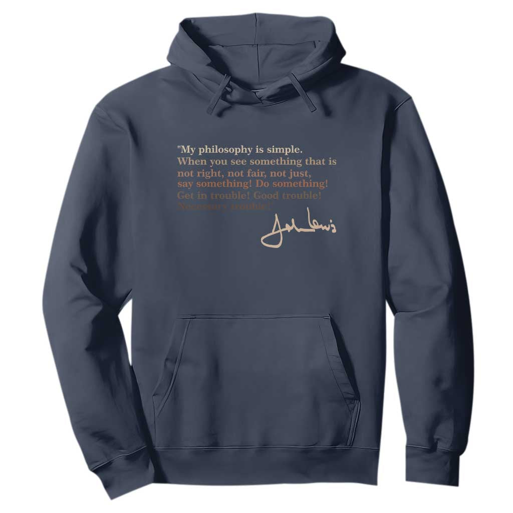 John Lewis Quote Hoodie Black History Month