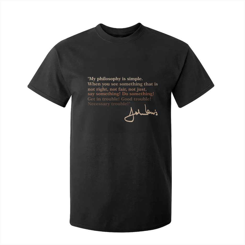 John Lewis Quote T Shirt For Kid Black History Month