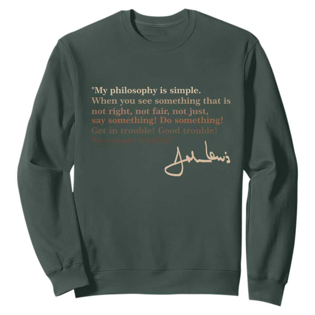 John Lewis Quote Sweatshirt Black History Month
