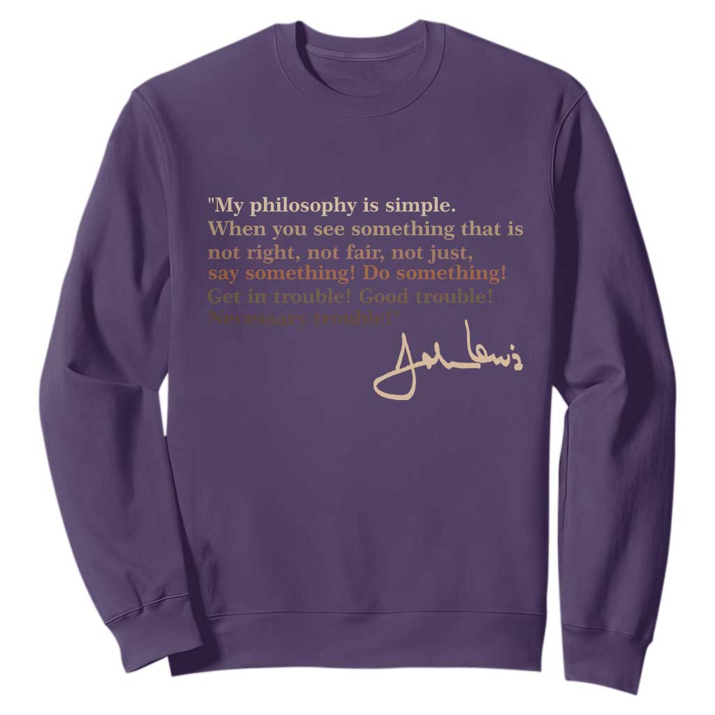 John Lewis Quote Sweatshirt Black History Month