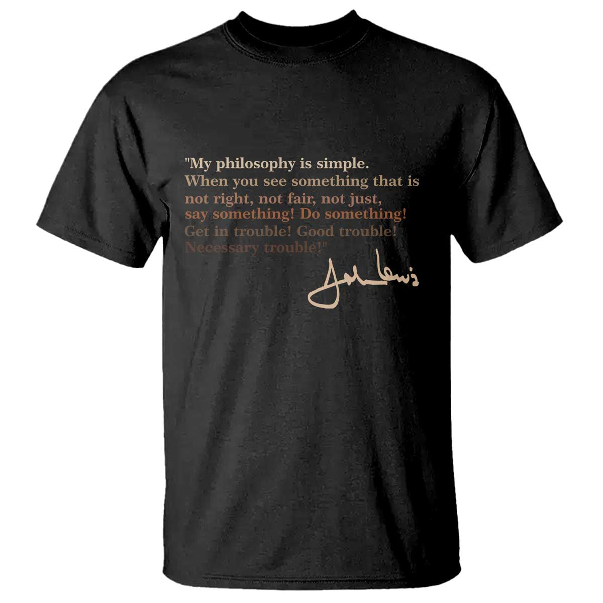 John Lewis Quote T Shirt Black History Month