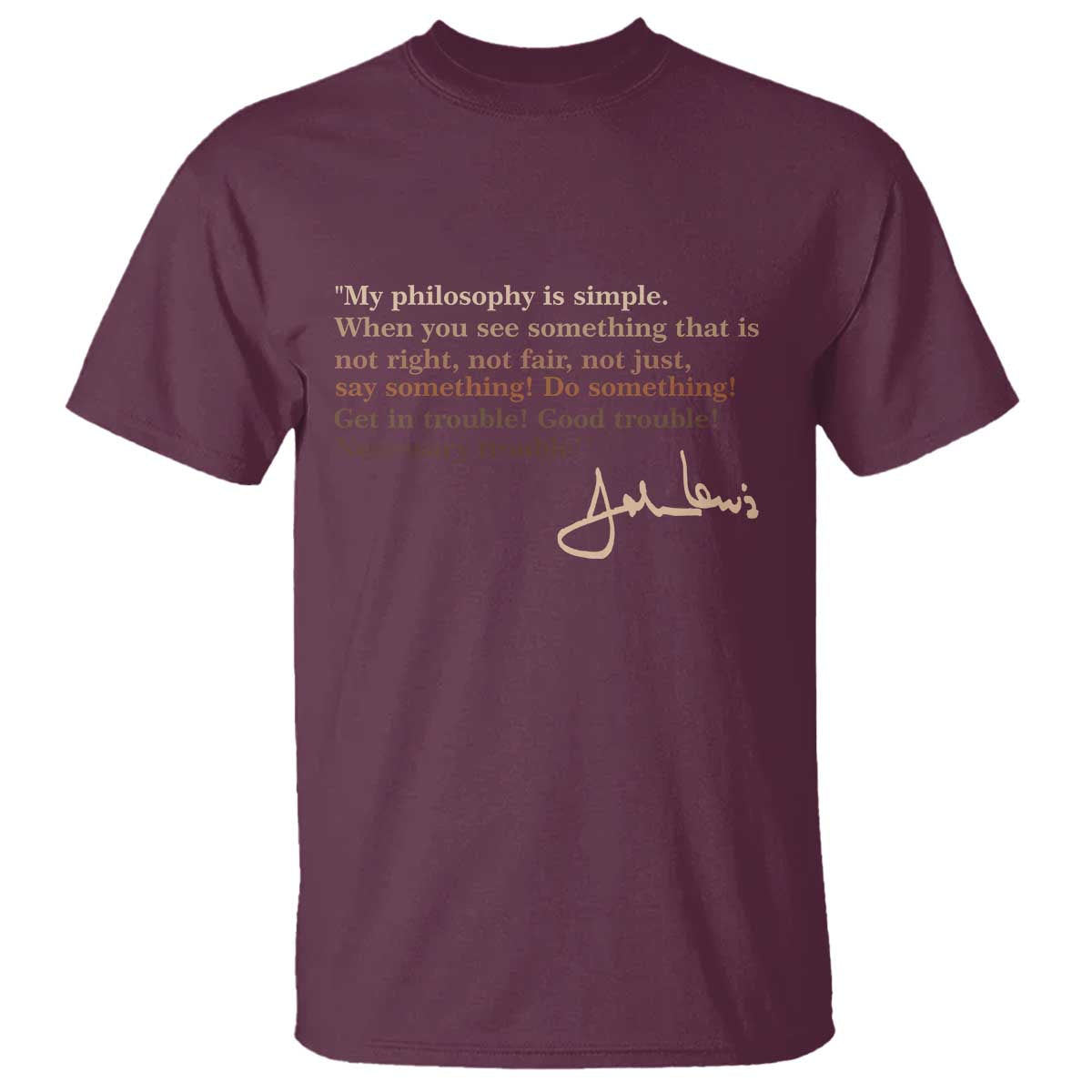 John Lewis Quote T Shirt Black History Month