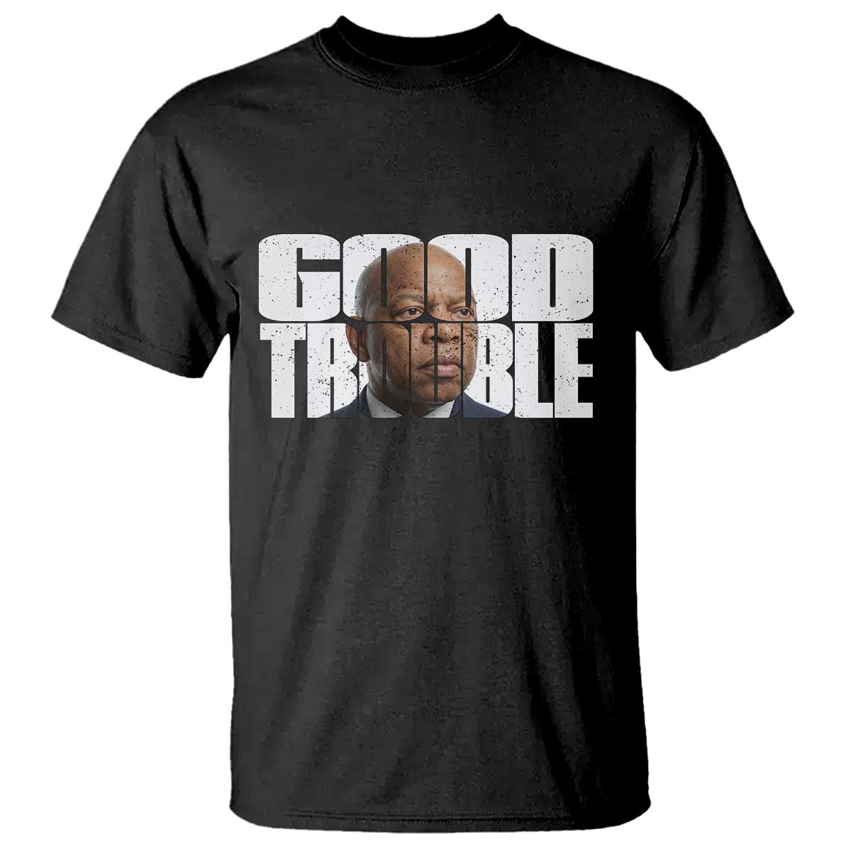 John Lewis Quote Affrican American T Shirt Black History Good Trouble