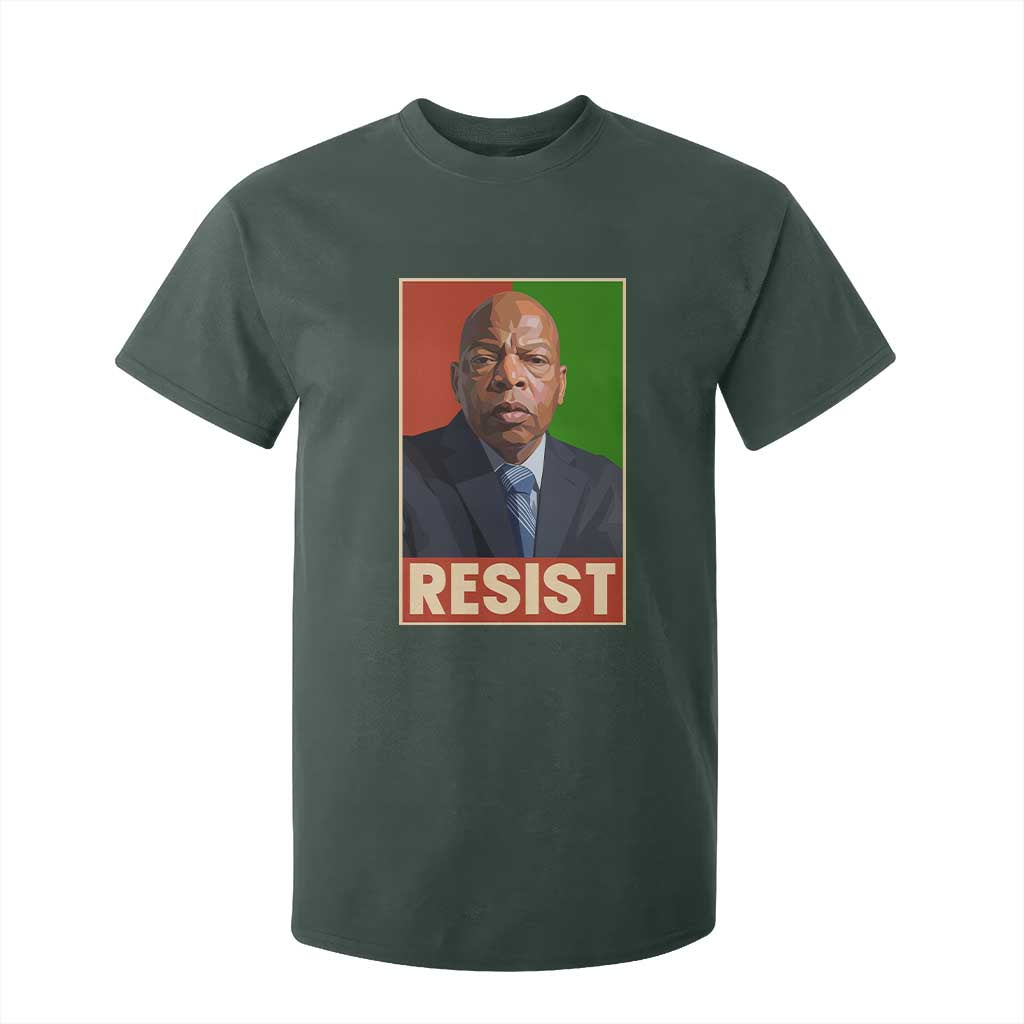 Resist Protest Civil Rights T Shirt For Kid John Lewis Black History