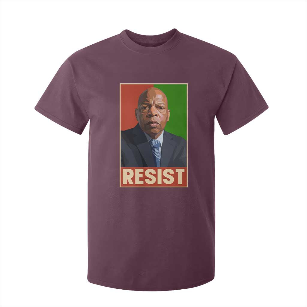 Resist Protest Civil Rights T Shirt For Kid John Lewis Black History