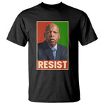 Resist Protest Civil Rights T Shirt John Lewis Black History