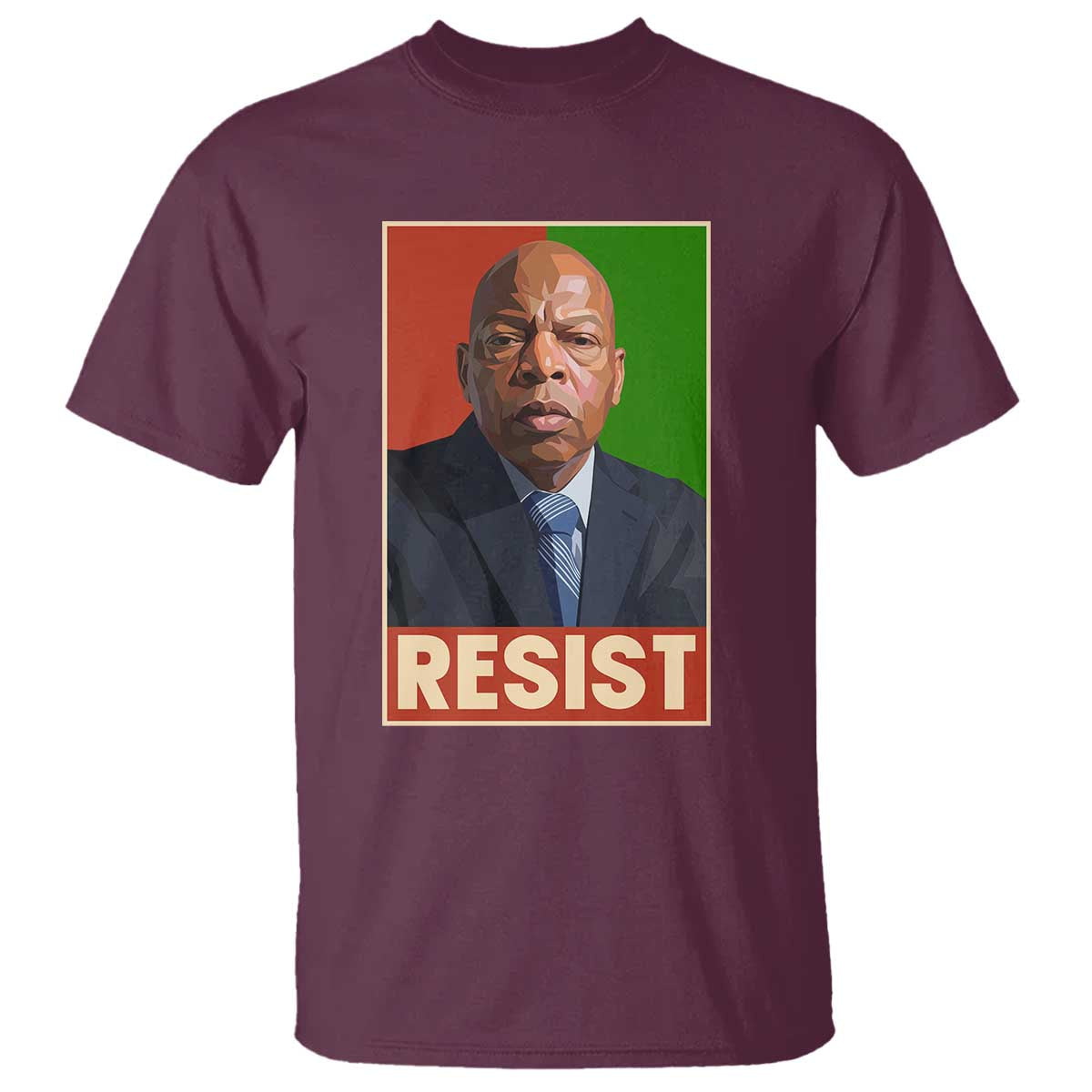 Resist Protest Civil Rights T Shirt John Lewis Black History