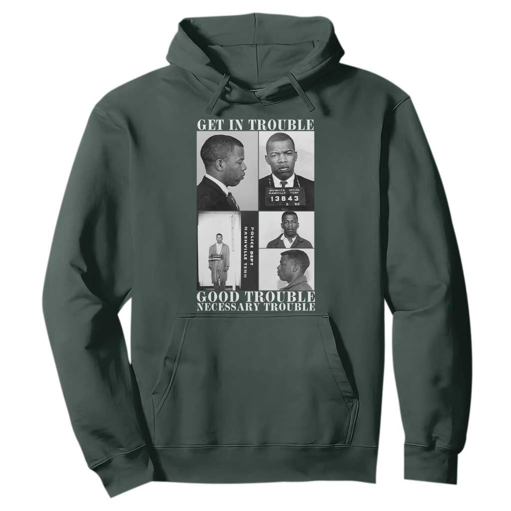 John Lewis Affrican American Hoodie Get in Good Necessary Trouble