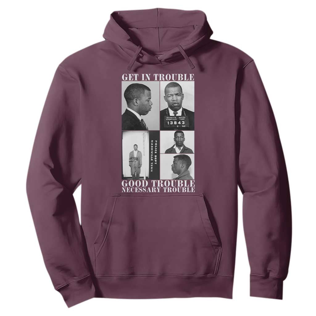 John Lewis Affrican American Hoodie Get in Good Necessary Trouble