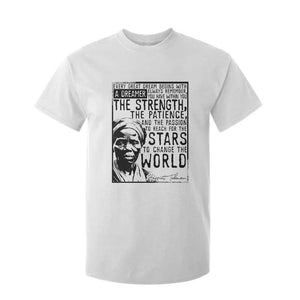Harriet Tubman Quote T Shirt For Kid Black Woman History Activist
