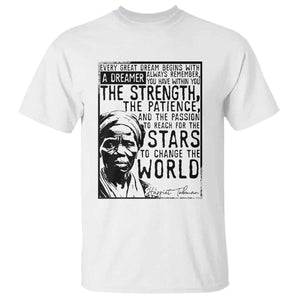 Harriet Tubman Quote T Shirt Black Woman History Activist