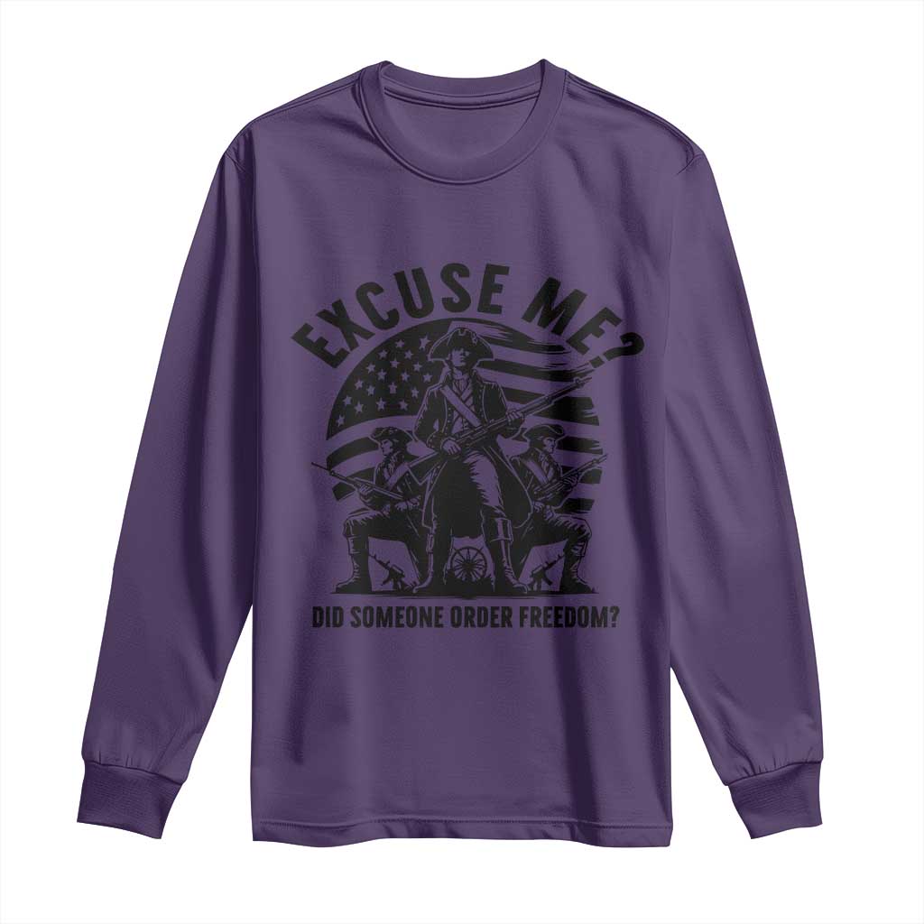 Freedom Resist Protest Civil Rights Long Sleeve Shirt Excuse Me Did Someone Order Freedom