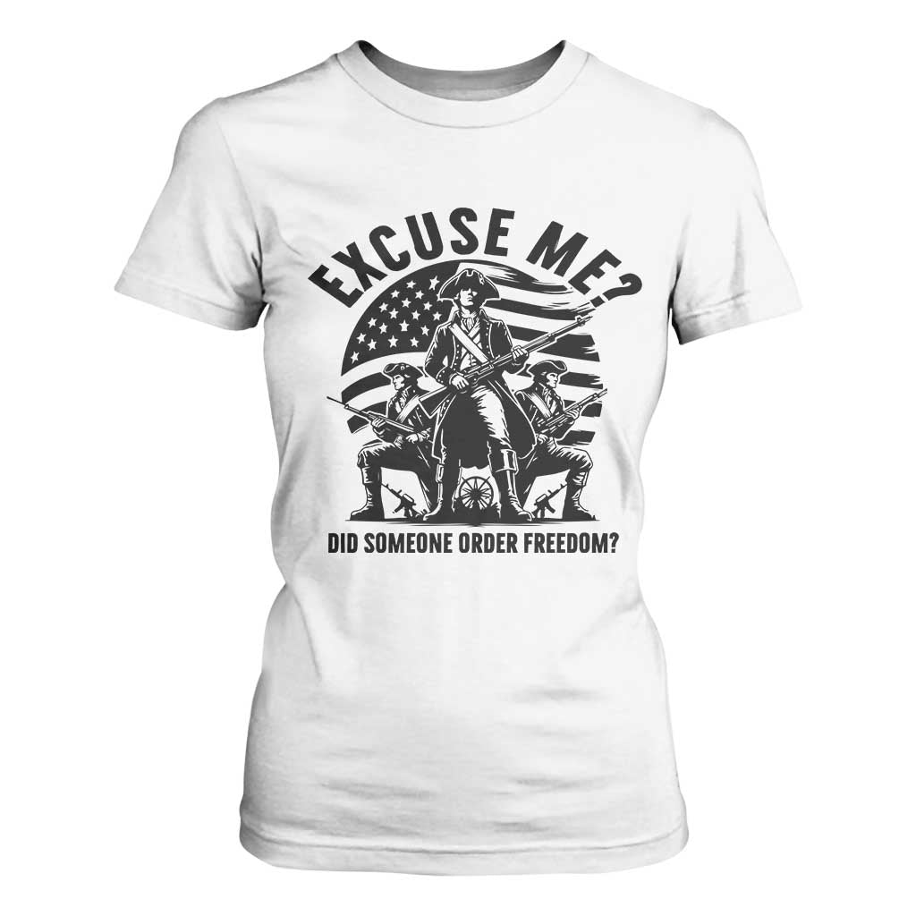 Freedom Resist Protest Civil Rights T Shirt For Women Excuse Me Did Someone Order Freedom