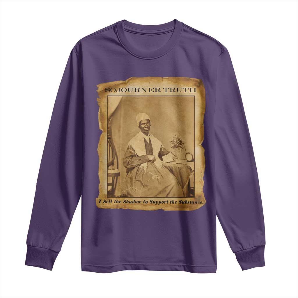 Sojourner Truth Long Sleeve Shirt Black Women Quote