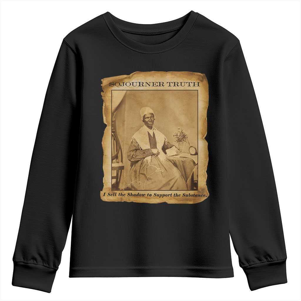 Sojourner Truth Youth Sweatshirt Black Women Quote