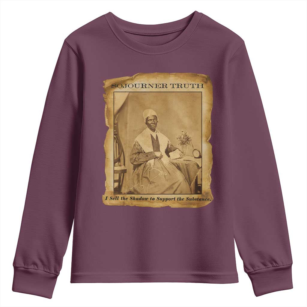 Sojourner Truth Youth Sweatshirt Black Women Quote