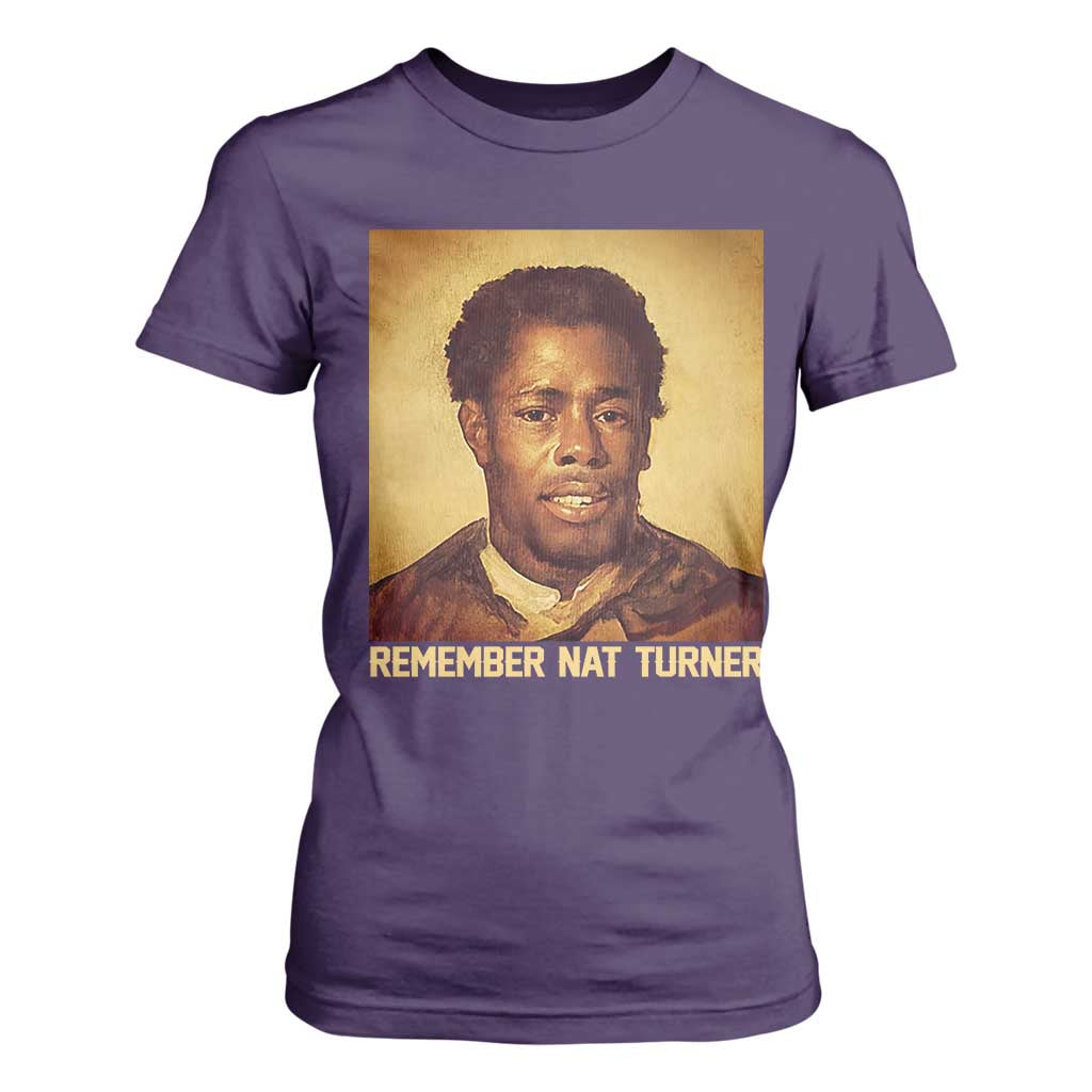 Nat Turner T Shirt For Women Black History Month