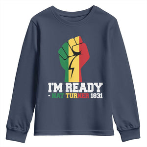 Nat Turner Quote Youth Sweatshirt Black History African American