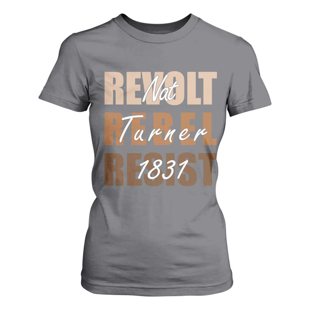 Nat Turner Quote T Shirt For Women Black History Month