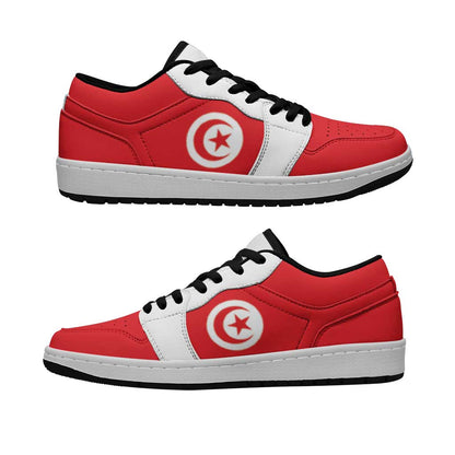 Tunisia Low Sneakers Classic National Flag Style - African Pride