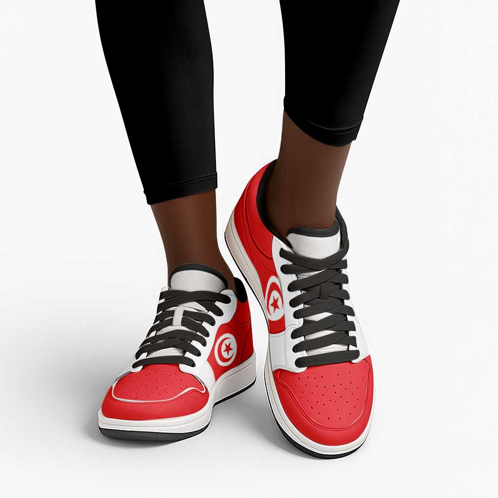 Tunisia Low Sneakers Classic National Flag Style - African Pride