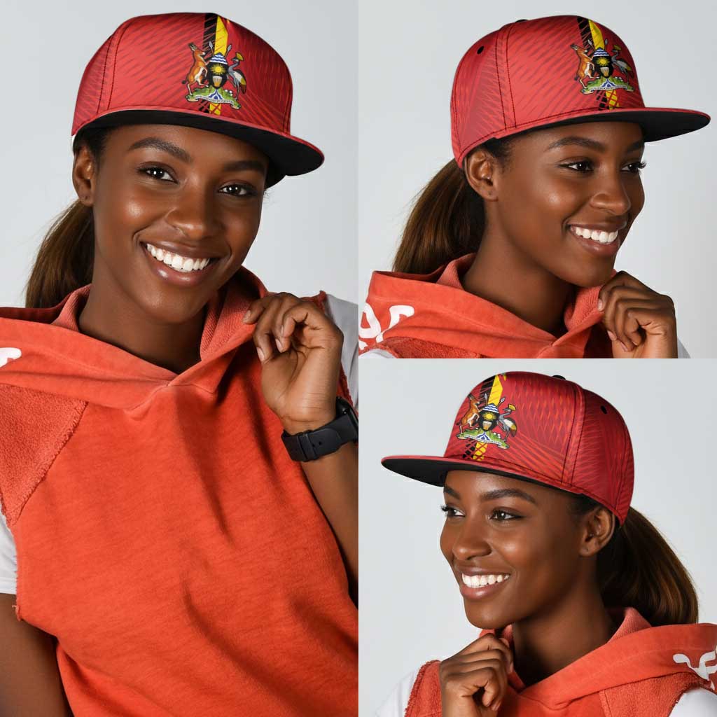Uganda Football Snapback Cap Go Champions Cranes - African Pride