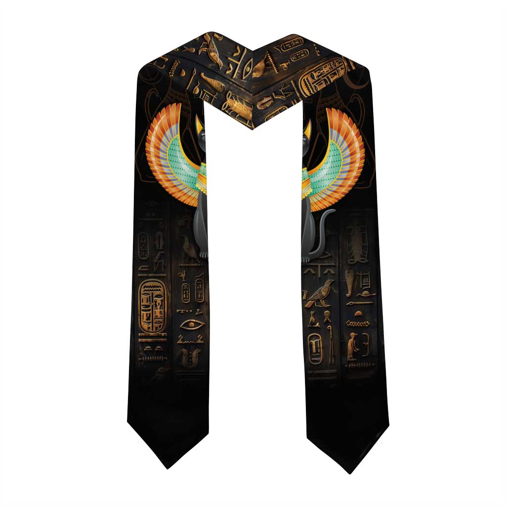 Winged Egypt Cats Graduation Stole Ancient Egypt Culture
